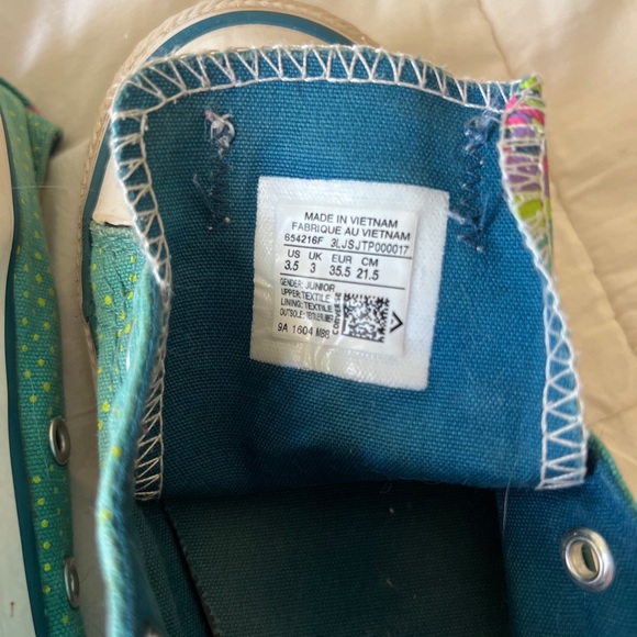 Converse chuck Taylor, low tops, turquoise teal - Picture 3 of 4